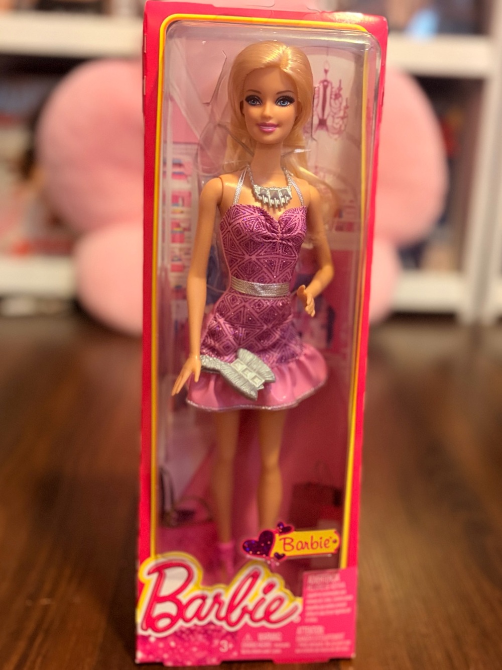 2013 Barbie Fashionistas Pink Party Dress BCN38
